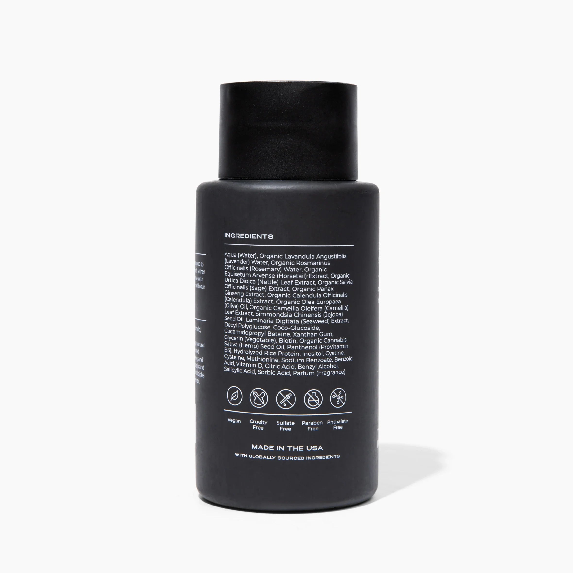 Imperial Scruff biotin-infused shampoo bottle for stronger, thicker hair